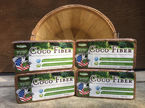 4-Pack CocoGarden Coconut Fiber: An Organic, Sustainable Growing & Composting Medium