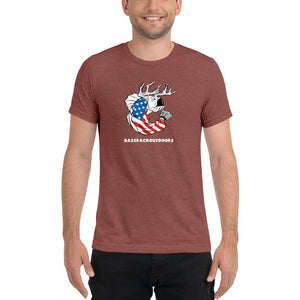 U.S.A. Pride - Comfortable Tri-Blend short sleeve t-shirt (Sizes Small-4XL & Multiple Colors Available)