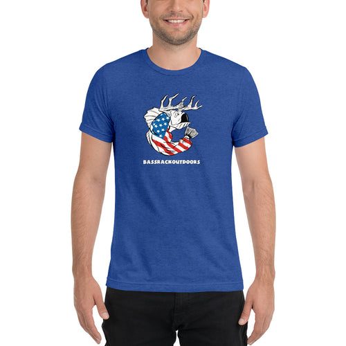 U.S.A. Pride - Comfortable Tri-Blend short sleeve t-shirt (Sizes Small-4XL & Multiple Colors Available)