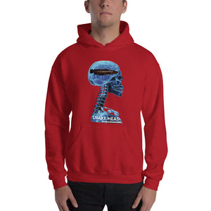 SNAKE HEAD - Quality Hooded Sweatshirt (Sizes Small - 5XL & Multiple Colors Available)