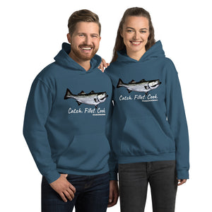 C.F.C. Catch Fillet Cook -  Comfortable Warm Hoodie  (Sizes Small - 5XL & Multiple Colors Available)