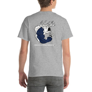 Alaska Pride - Comfortable, Back print Short Sleeve T-shirt (Sizes Small - 5XL & Multiple Colors Available)