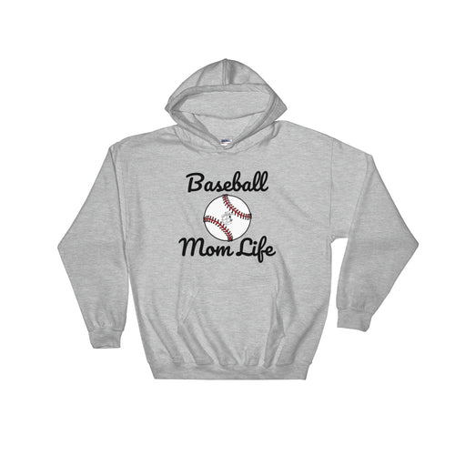 Baseball Mom - Quality, Cozy Hooded Sweatshirt (Sizes Small - 5XL & Multiple Colors Available)