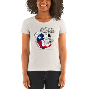 Ladies' Texas Pride - Comfortable & Soft Tri-Blend Short Sleeve (Sizes Small - 2XL & Multiple Colors Available)