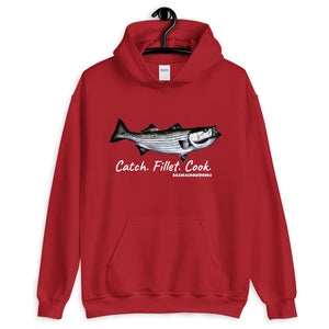 C.F.C. Catch Fillet Cook -  Comfortable Warm Hoodie  (Sizes Small - 5XL & Multiple Colors Available)