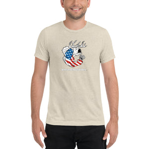 U.S.A. Pride - Comfortable Tri-Blend short sleeve t-shirt (Sizes Small-4XL & Multiple Colors Available)