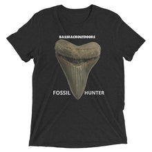 Megalodon Fossil Hunter: Quality Tri-blend tshirt