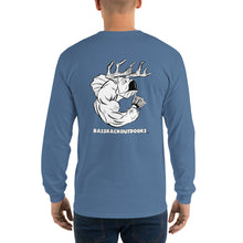 Classic BassRack - Comfortable, Back print Long Sleeve T-shirt  (Sizes Small - 5XL & Multiple Colors Available)