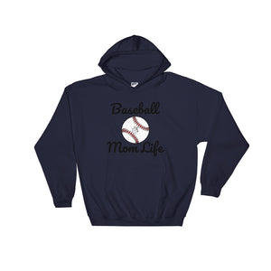 Baseball Mom - Quality, Cozy Hooded Sweatshirt (Sizes Small - 5XL & Multiple Colors Available)