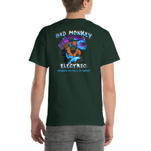 Bad Monkey Electric - Comfortable Men's T-Shirt Front & Back (Sizes Small - 5XL & Multiple Colors Available)