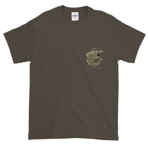 Bow Hunting Bud (Front and Back) - Short sleeve t-shirt