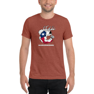 Texas Pride - Comfortable Tri-Blend Short Sleeve T-shirt (Sizes Small - 4XL & Multiple Colors Available)