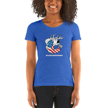 Ladies' U.S.A. Pride - Comfortable & Soft Tri-Blend Short Sleeve (Sizes Small - 2XL & Multiple Colors Available)