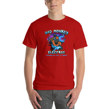 Bad Monkey Electric - Comfortable Men's T-Shirt Front Color (Sizes Small - 5XL & Multiple Colors Available)