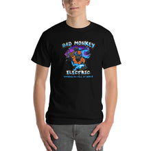 Bad Monkey Electric - Comfortable Men's T-Shirt Front Color (Sizes Small - 5XL & Multiple Colors Available)