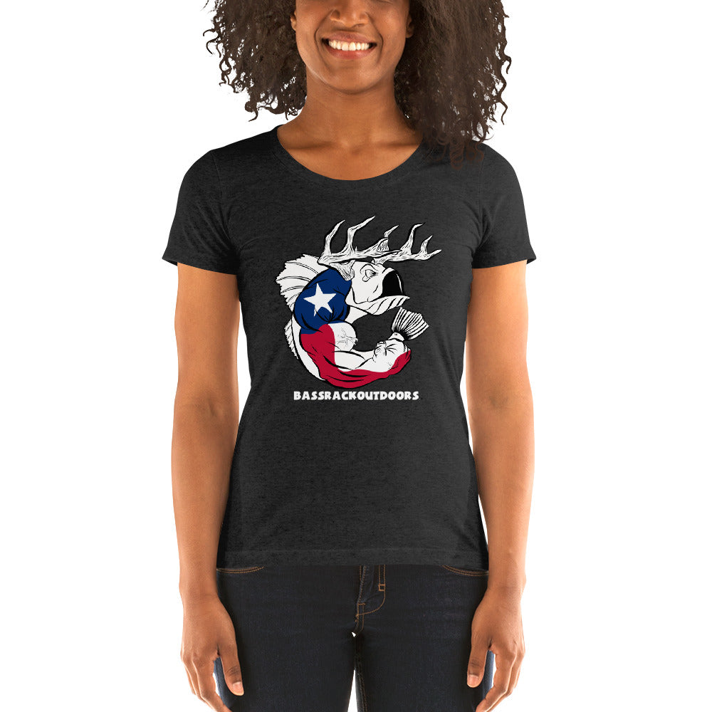 Ladies' Texas Pride - Comfortable & Soft Tri-Blend Short Sleeve (Sizes Small - 2XL & Multiple Colors Available)
