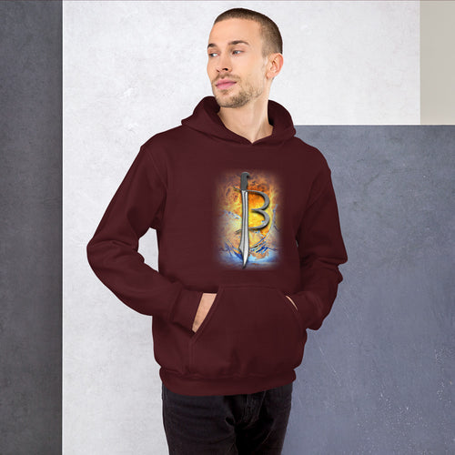 JENKS BLADEWORKS BAPTIZED IN FIRE 🔥 : American Steel - American Made - American Muscle & Grit !!!  Quality Hooded Sweatshirt (Sizes Small - 5XL & Multiple Colors Available)